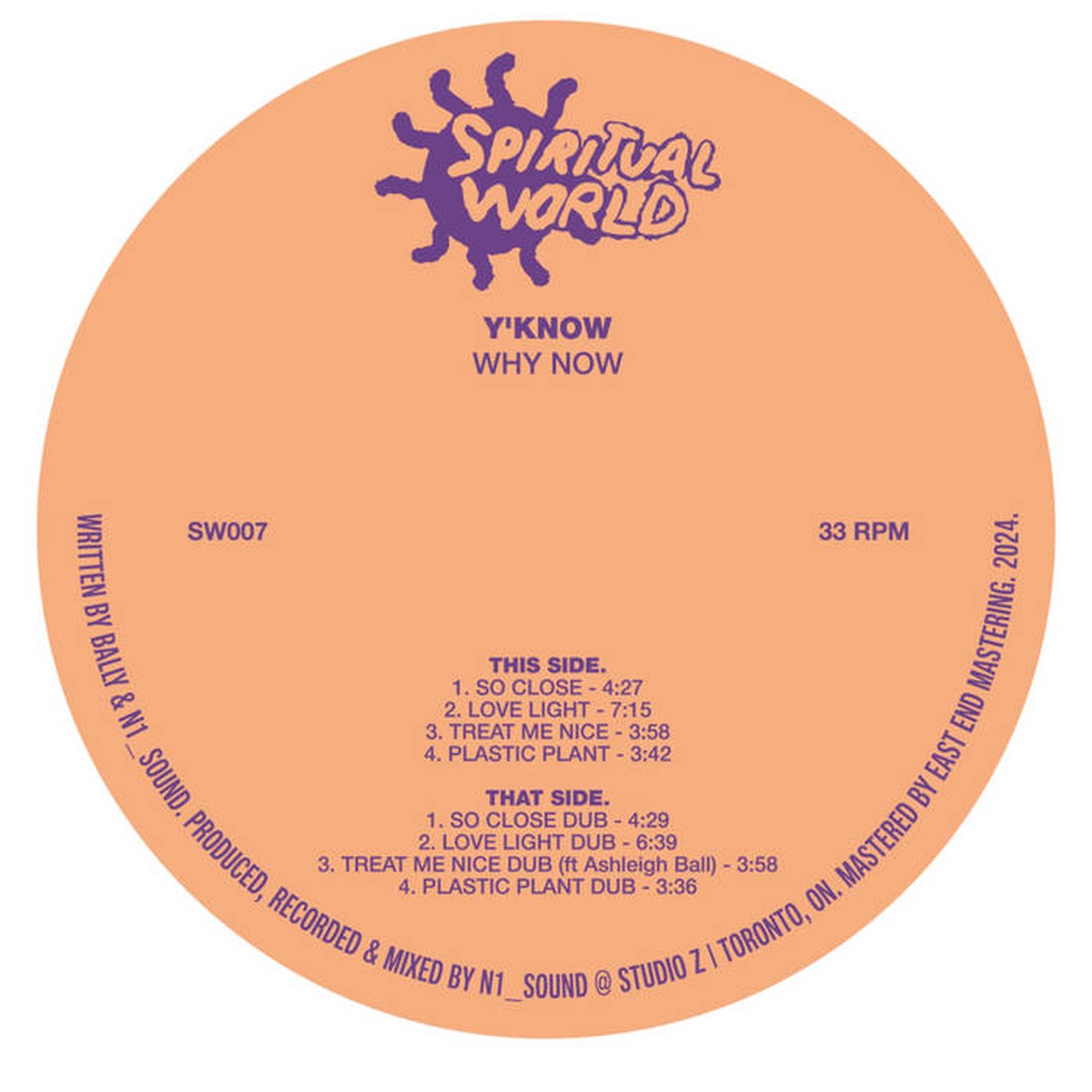 YKNOW - Why Now (12) (New Vinyl)