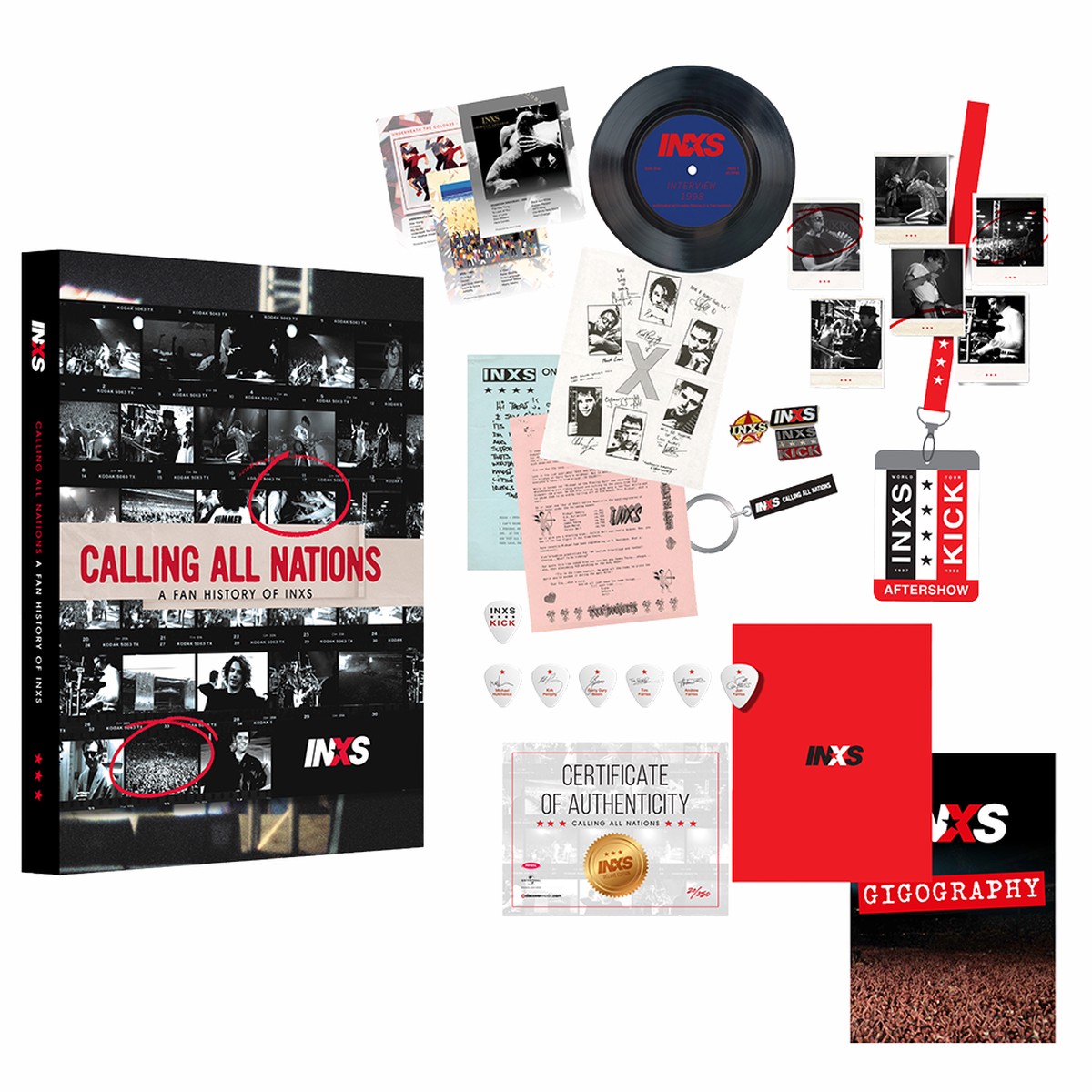 Calling All Nations - A Fan History of INXS Deluxe Edition Book