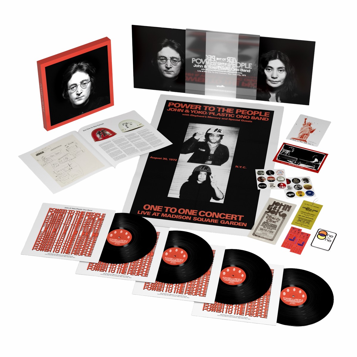 John Lennon Power To The People 4LP