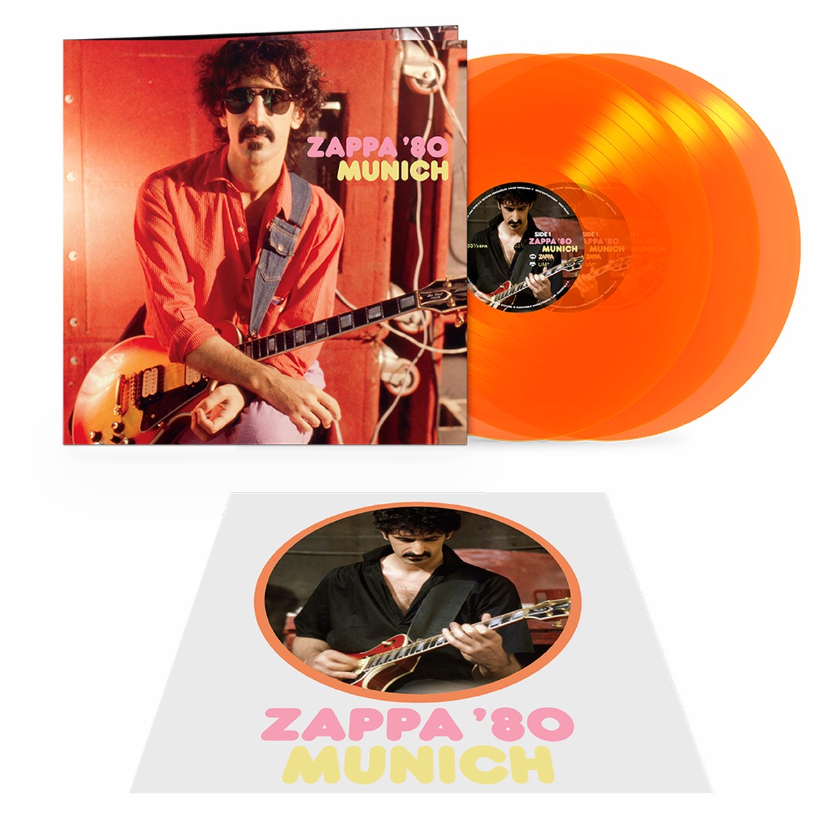 Zappa 80 Munich Transparent Orange Vinyl (Limited Edition) 3LP