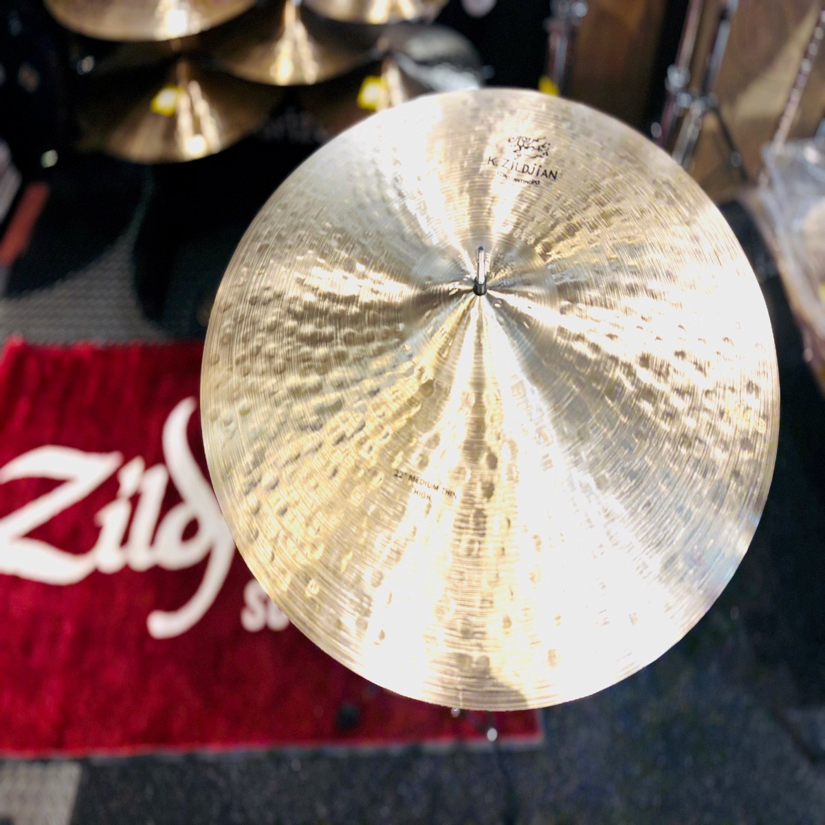 ZildjianK22MediumThinRideHigh